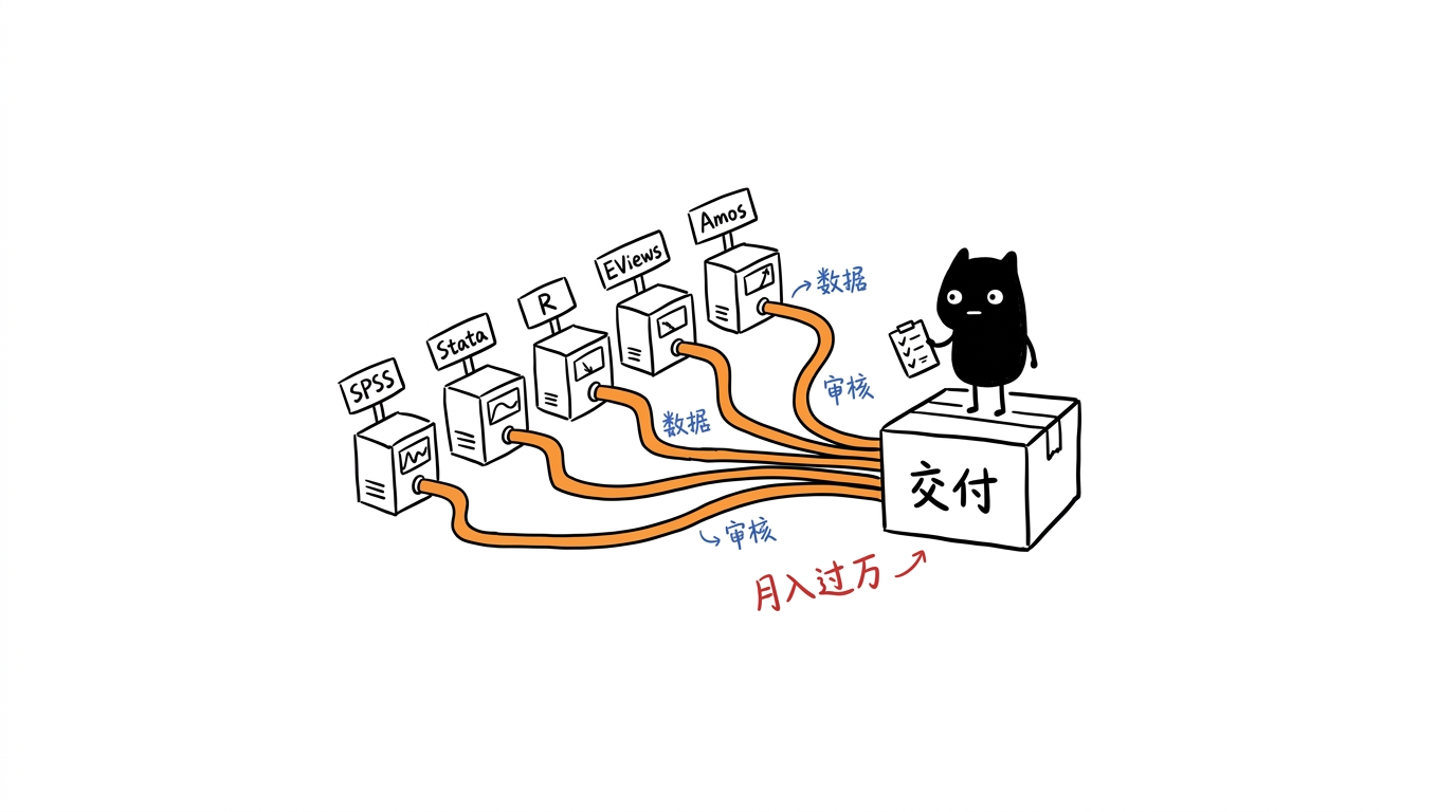 小黑插图：五软件路由与可复现交付